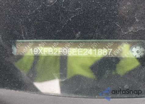 2014 Honda Civic Ex-L из США, поврежденный, VIN 19XFB2F96EE241887